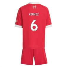 Liverpool Børn Kerkez 6 Hjemmebanetrøje 2025-26 Fodboldsæt