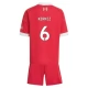 Liverpool Børn Kerkez 6 Hjemmebanetrøje 2025-26 Fodboldsæt
