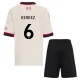 Liverpool Børn Kerkez 6 Udebanetrøje 2025-26 Fodboldsæt