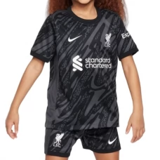 Liverpool Børn Kids Målmand Hjemmebanetrøje 2024-25 Fodboldsæt
