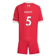 Liverpool Børn Konaté 5 Hjemmebanetrøje 2025-26 Fodboldsæt
