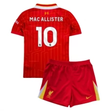 Liverpool Børn Mac Allister 10 Hjemmebanetrøje 2024-25 Fodboldsæt
