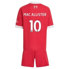 Liverpool Børn Mac Allister 10 Hjemmebanetrøje 2025-26 Fodboldsæt