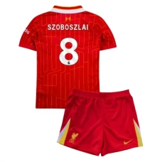 Liverpool Børn Szoboszlai 8 Hjemmebanetrøje 2024-25 Fodboldsæt