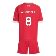 Liverpool Børn Szoboszlai 8 Hjemmebanetrøje 2025-26 Fodboldsæt