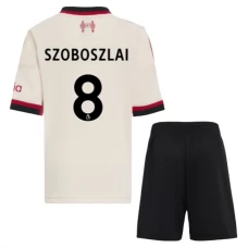 Liverpool Børn Szoboszlai 8 Udebanetrøje 2025-26 Fodboldsæt