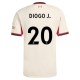 Liverpool Diogo J. 20 Udebanetrøje 2025-26 Fodboldsæt