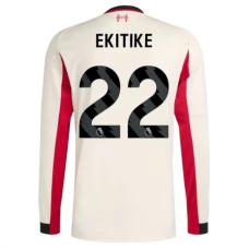 Liverpool Ekitike 22 Udebanetrøje 2025-26 Langærmet Fodboldsæt