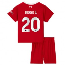 Liverpool Fodboldsæt Børn 2023-24 Diogo J. 20 Hjemmebanetrøje