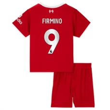 Liverpool Fodboldsæt Børn 2023-24 Firmino 9 Hjemmebanetrøje