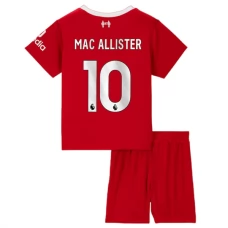 Liverpool Fodboldsæt Børn 2023-24 Mac Allister 10 Hjemmebanetrøje