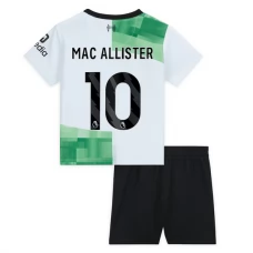 Liverpool Fodboldsæt Børn 2023-24 Mac Allister 10 Udebanetrøje
