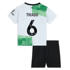 Liverpool Fodboldsæt Børn 2023-24 Thiago 6 Udebanetrøje