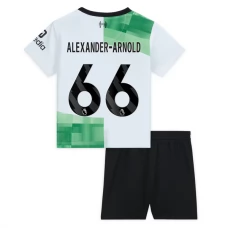 Liverpool Fodboldsæt Børn 2023-24 Trent Alexander-Arnold 66 Udebanetrøje