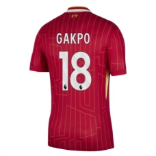 Liverpool Gakpo 18 Hjemmebanetrøje 2024-25 Fodboldsæt