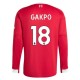Liverpool Gakpo 18 Hjemmebanetrøje 2025-26 Langærmet Fodboldsæt