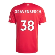 Liverpool Gravenberch 38 Hjemmebanetrøje 2025-26 Fodboldsæt