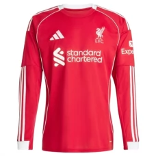 Liverpool Hjemmebanetrøje 2025-26 Langærmet Fodboldsæt