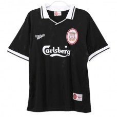 Liverpool Hjemmebanetrøje Black Retro 1996-97 Fodboldsæt