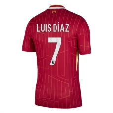 Liverpool Luis Díaz 7 Hjemmebanetrøje 2024-25 Fodboldsæt