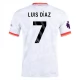 Liverpool Luis Díaz 7 Tredjetrøje 2024-25 Fodboldsæt