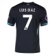 Liverpool Luis Díaz 7 Udebanetrøje 2024-25 Fodboldsæt