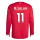 Liverpool M.Salah 11 Hjemmebanetrøje 2025-26 Langærmet Fodboldsæt