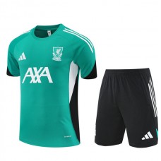 Liverpool Trænings T-shirt Sæt 2025-26 - Shorts Grøn