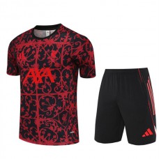 Liverpool Trænings T-shirt Sæt 2025-26 - Shorts Rød