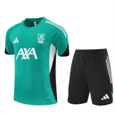 Liverpool Trænings T-shirt Sæt Børn 2025-26 - Shorts Grøn