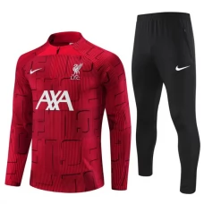Liverpool Træningssæt 2023-24 - 1-4 Zip Rød