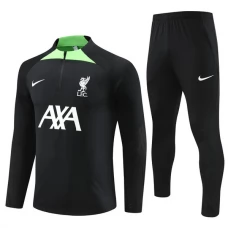 Liverpool Træningssæt 2023-24 - 1-4 Zip Sort