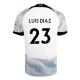 Liverpool Trøje 2022-23 Luis Diaz 23 Udebanetrøje