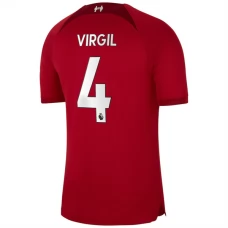 Liverpool Trøje 2022-23 Virgil van Dijk 4 Hjemmebanetrøje