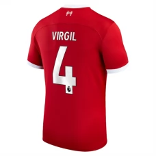 Liverpool Trøje 2023-24 Virgil van Dijk 4 Hjemmebanetrøje