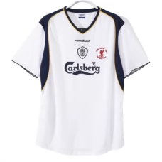 Liverpool Udebanetrøje Retro 2001-02 Fodboldsæt