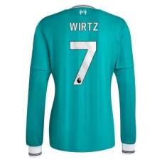 Liverpool Wirtz 7 Tredjetrøje 2025-26 Langærmet Fodboldsæt