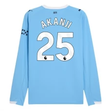 Manchester City Akanji 25 Hjemmebanetrøje 2025-26 Langærmet Fodboldsæt