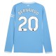 Manchester City Bernardo 20 Hjemmebanetrøje 2026-27 Langærmet