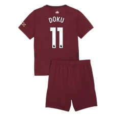 Manchester City Børn Doku 11 Tredjetrøje 2024-25 Fodboldsæt