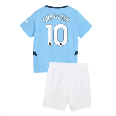 Manchester City Børn Grealish 10 Hjemmebanetrøje 2024-25 Fodboldsæt