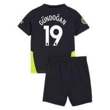 Manchester City Børn Gündoğan 19 Udebanetrøje 2024-25 Fodboldsæt