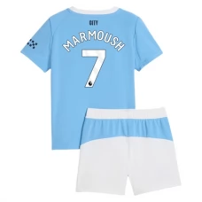 Manchester City Børn Marmoush 7 Hjemmebanetrøje 2025-26 Fodboldsæt