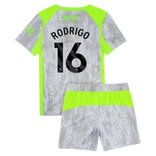 Manchester City Børn Rodrigo 16 Tredjetrøje 2025-26 Fodboldsæt