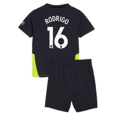 Manchester City Børn Rodrigo 16 Udebanetrøje 2024-25 Fodboldsæt