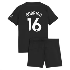 Manchester City Børn Rodrigo 16 Udebanetrøje 2025-26 Fodboldsæt