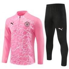 Manchester City Børn Træningssæt 2024-25 - 1-4 Zip Pink