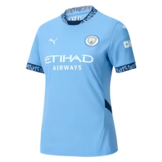 Manchester City Dame Hjemmebanetrøje 2024-25 Fodboldsæt
