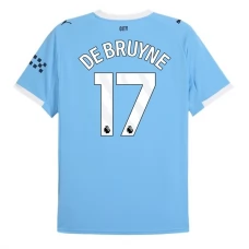 Manchester City De Bruyne 17 Hjemmebanetrøje 2025-26 Fodboldsæt