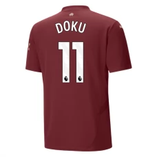 Manchester City Doku 11 Tredjetrøje 2024-25 Fodboldsæt